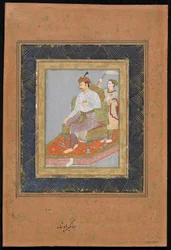 Seated Prince with Attendant